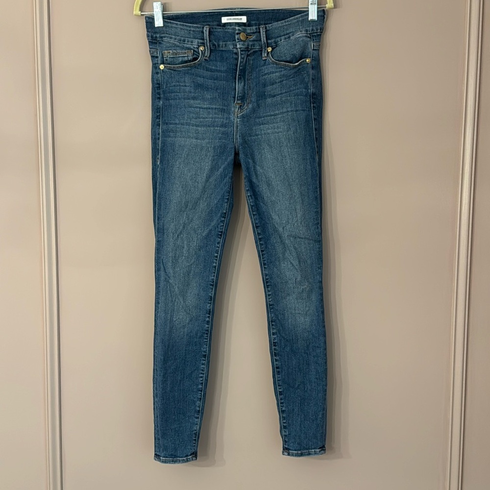 Good American High Rise Skinny Jeans - 28